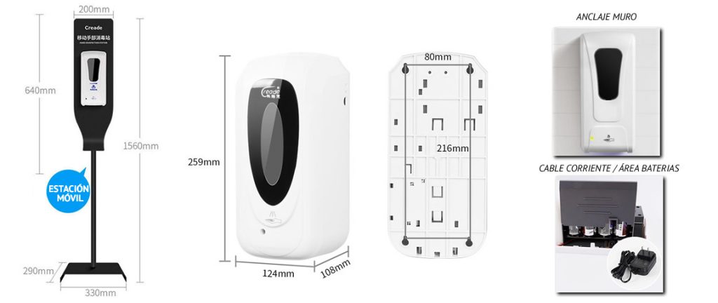 prodcto dispensador info
