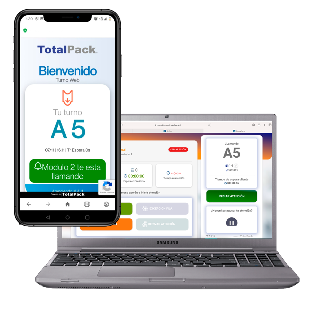 SISTEMA V40 GESTOR DE FILA - TotalPack