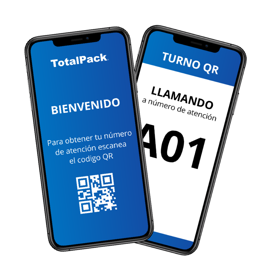 TURNO QR Gestión de Filas - TotalPack