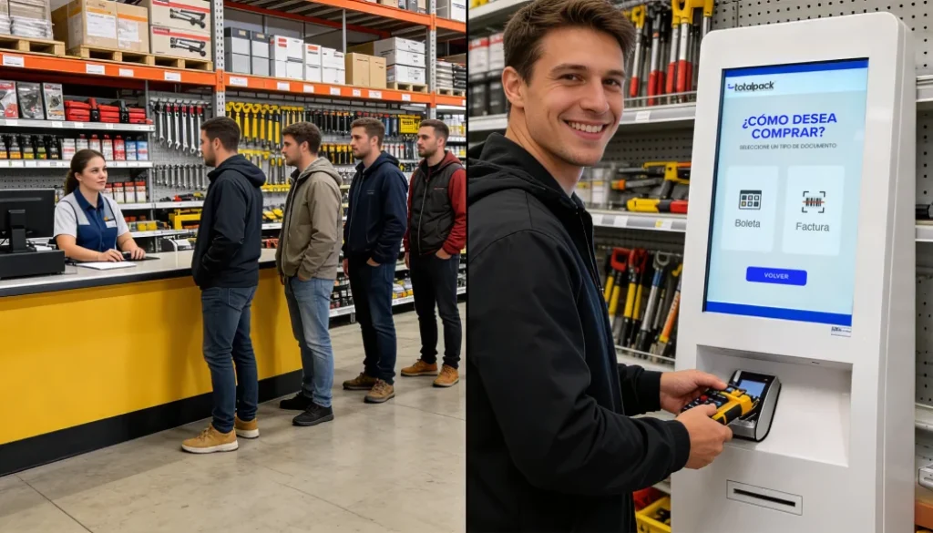 tótem de autoservicio